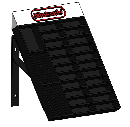 Descargar archivo STL Soporte para juegos de Nintendo • Diseño para la